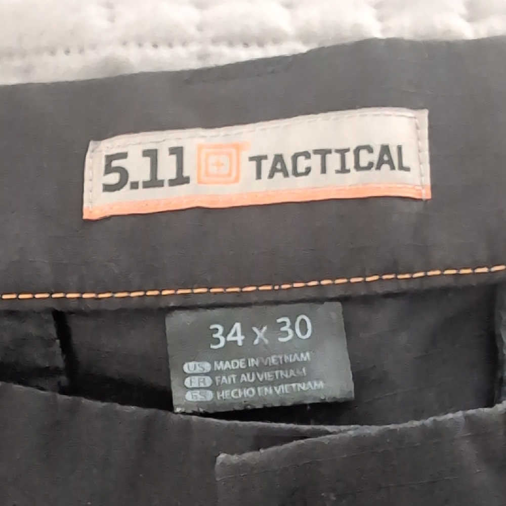 5.11 34x30 Fast Tac Black Pants